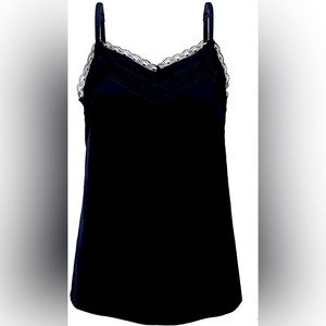 Cabi black lace cami, Size Medium